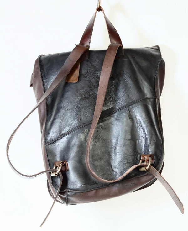 Backpack | dark brown | calf