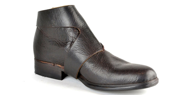 Straparound Boot  |  Choc Bison - A. McDonald Shoemaker 