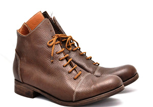 Fogey Boot  | pebble grain choc - A. McDonald Shoemaker 