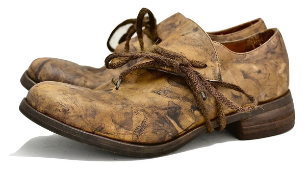 Foldover Shoe  |mud tie dye box calf