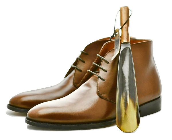 Desert Boot | brown |  box calf - A. McDonald Shoemaker 