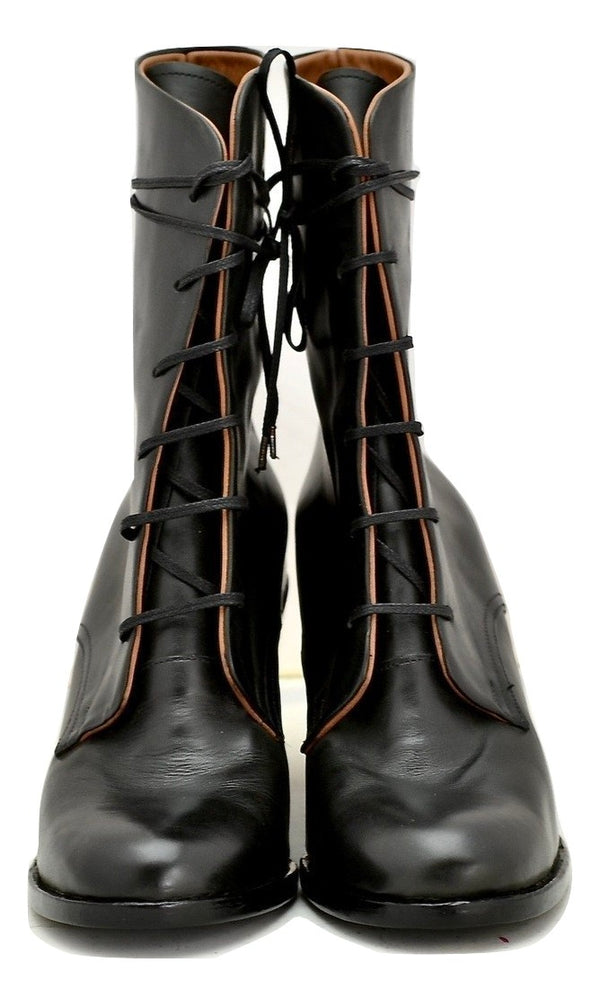 Derby Boot heel   | Black | Cordovan - A. McDonald Shoemaker 