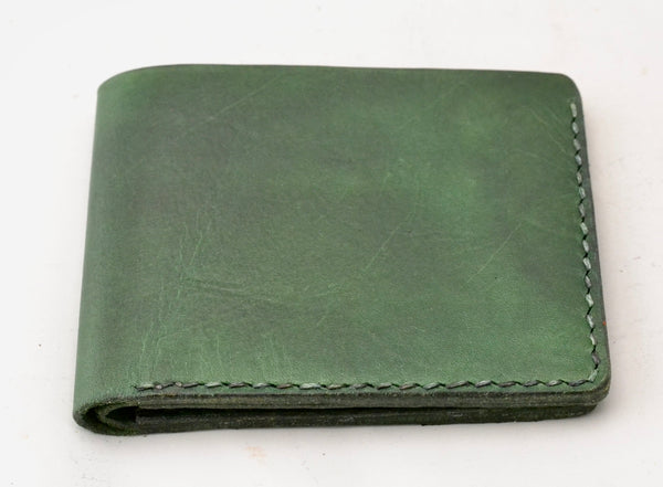 Fold wallet  |  Olive | calf