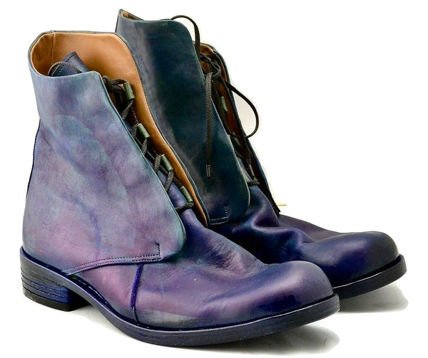 Derby Boot  |  electric blue calf