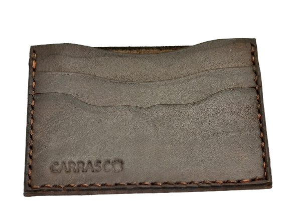Card Wallet  |  3 slot dark brown | calf