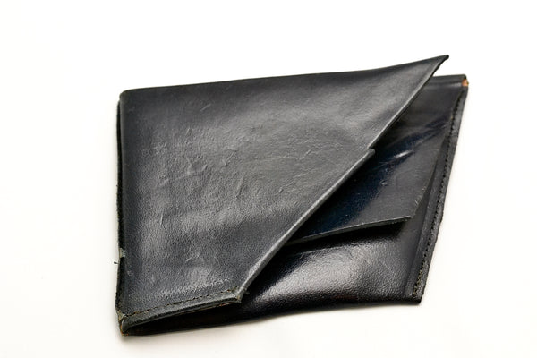 Wallet  |  Rhomboid | navy Cordovan