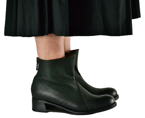 Zip back boot  | black khaki | Yak
