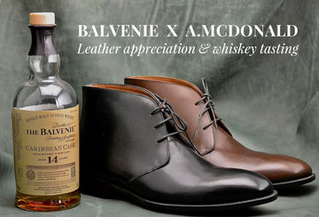 Balvenie x A.McDonald leather & whiskey tasting