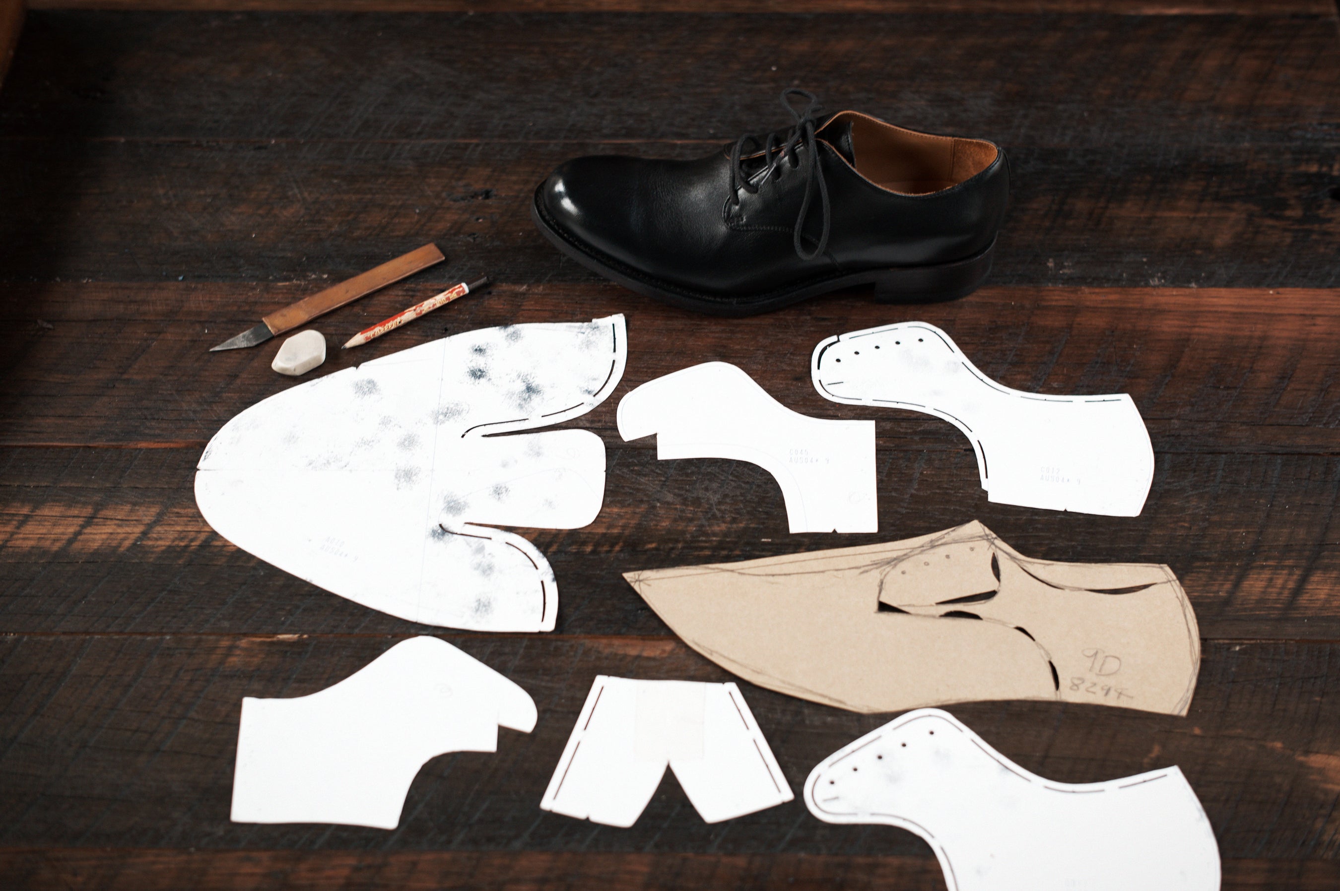 Shoe Making Pattern Layout Step by step guide: Patternmaking | Andrew McDonald Shoemaker – A ...