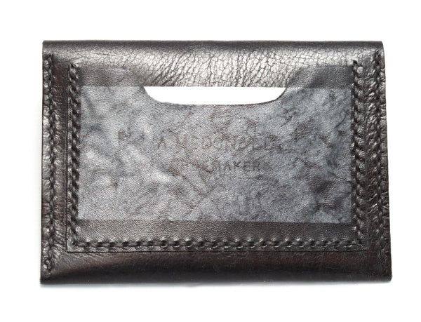 Card Wallet  |  3 slot black | transparent kangaroo