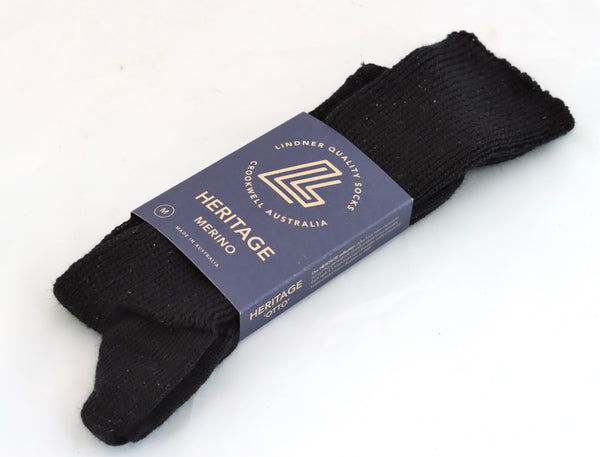 Wool socks | Otto | black | thick