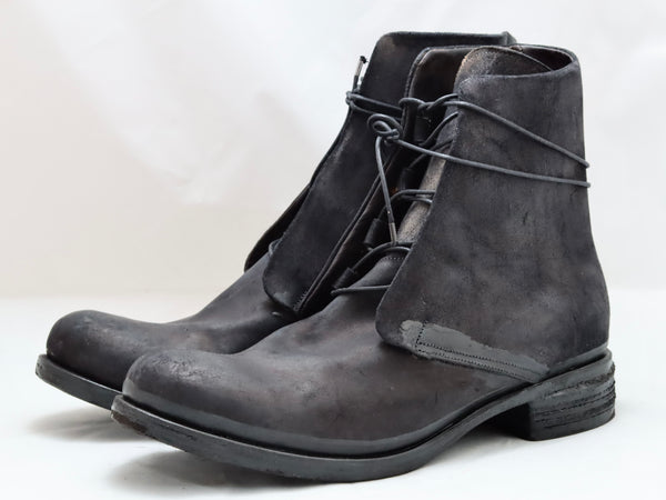 Blind lace derby boot  | ink black  | culatta