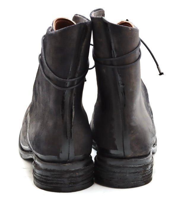 Blind lace derby boot  | ink black  | culatta