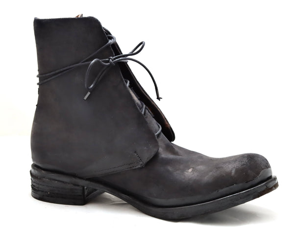 Blind lace derby boot  | ink black  | culatta