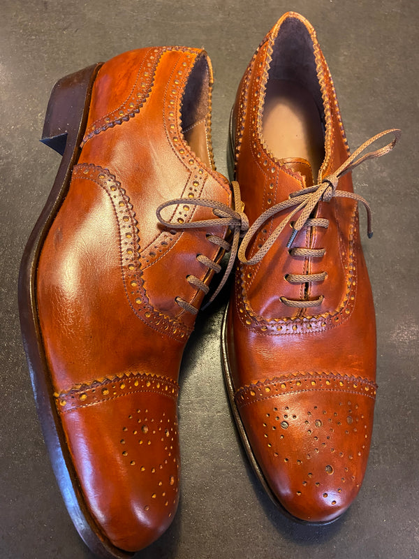 Oxford brogue cognac calf | Standard fit