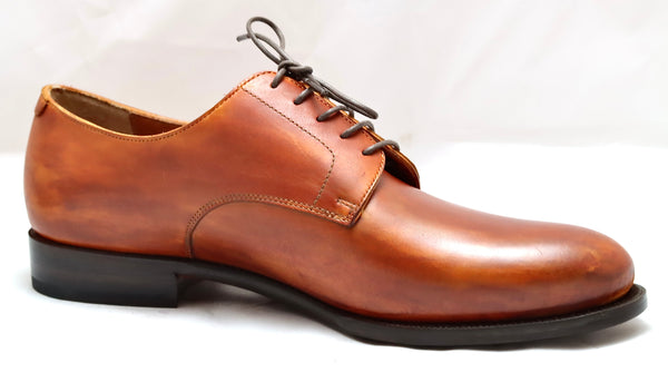 Derby shoe | cognac | calf |wide fit