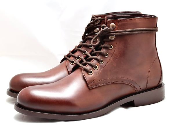 Hiker Boot  | burgundy brown  | calf