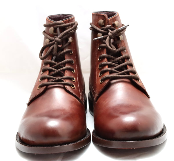 Hiker Boot  | burgundy brown  | calf