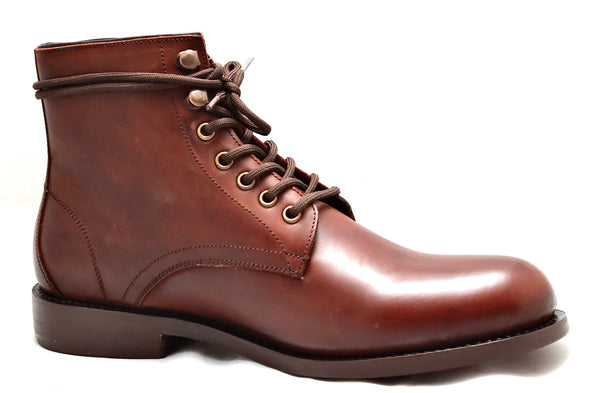 Hiker Boot  | burgundy brown  | calf