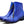 Spiral Zip boot  |  Electric blue