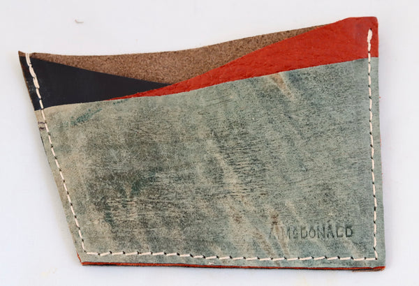 Rhomboid card Wallet 2 |  mixed cordovan calf