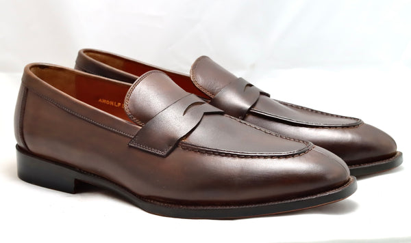 Split toe Loafer | chocolate | Calf