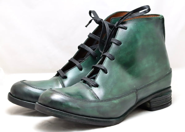 Sneaker boot | forest green | calf