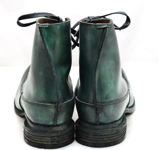 Sneaker boot | forest green | calf