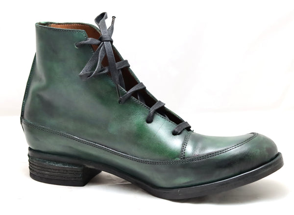 Sneaker boot | forest green | calf