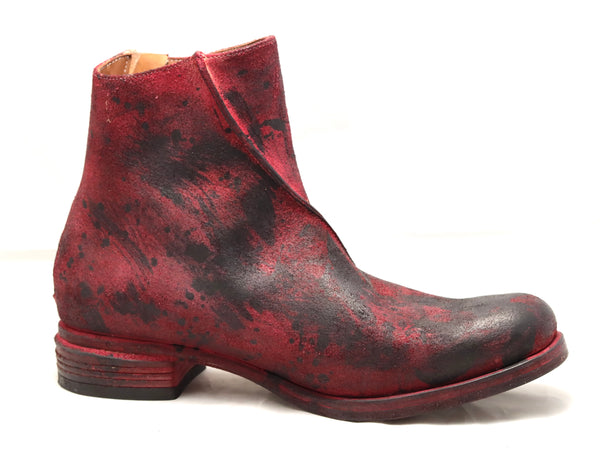 Zip Back Boot  |  culatta | scarlet black overdye
