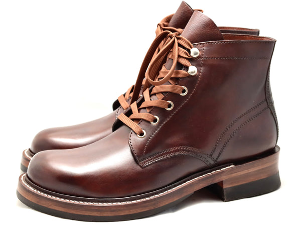 Work wear boot | dark brown  | wide fit