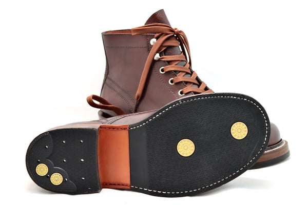 Work wear boot | dark brown  | wide fit