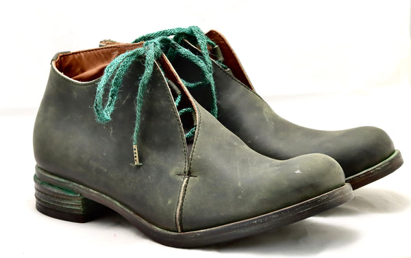 Half boot blind lace | olive | Chromexel