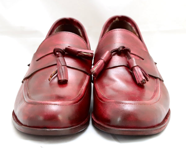 Tassle loafer | burgundy  | Calf