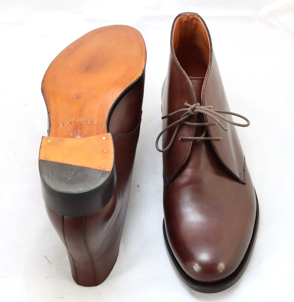 Desert Boot | brown calf | wide fit | Almond toe