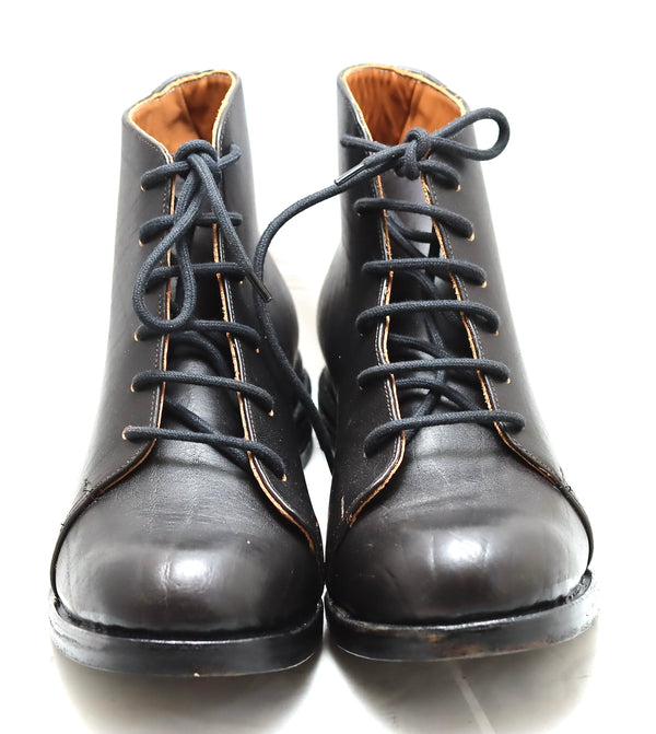 Asym derby boot black  | standard fit