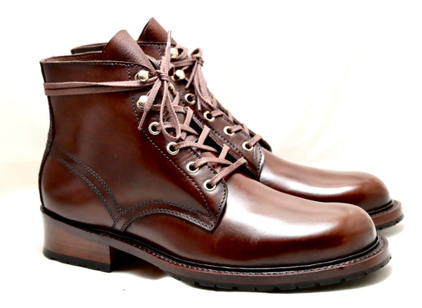 Workwear boot hike chocolate  | wide fit