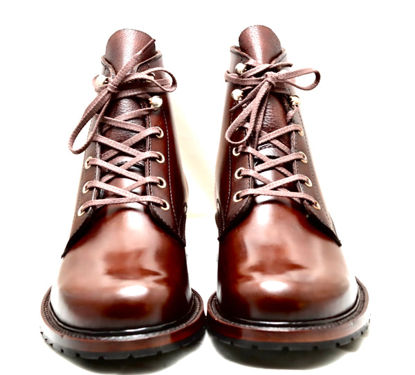 Workwear boot hike chocolate  | wide fit