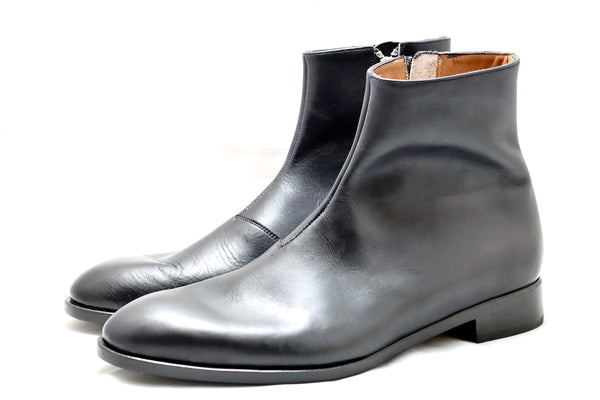 Zip Sided Boot  | Black | Calf