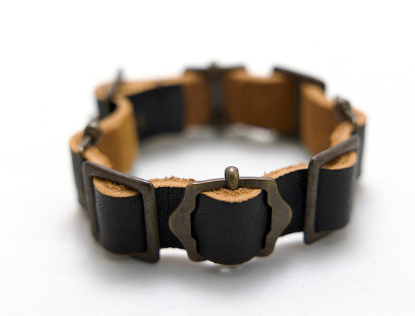 bracelet | Japanese bronze buckle