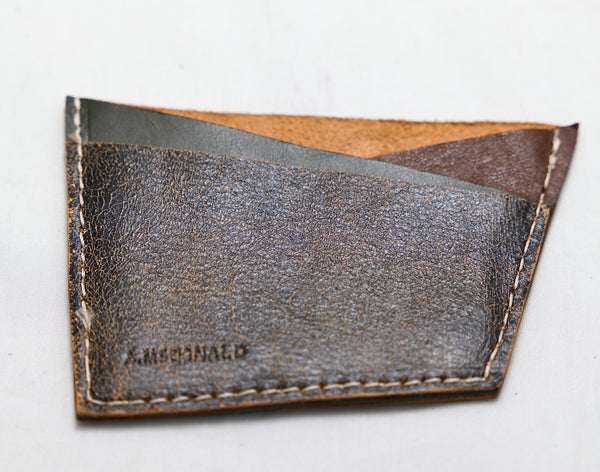 Card Wallet  |  mix of cordovan and calf