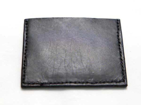 Card Wallet  |  3 slot black | calf