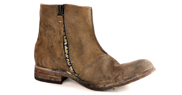 Zip Sided Boot  |  Washed grigio - A. McDonald Shoemaker 
