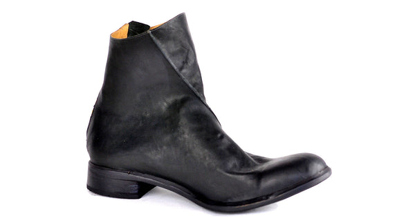 Zip Back Boot  |  Black - A. McDonald Shoemaker 