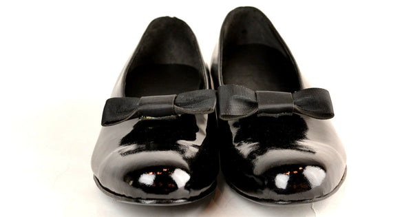 Opera Pump | black | patent calf - A. McDonald Shoemaker 