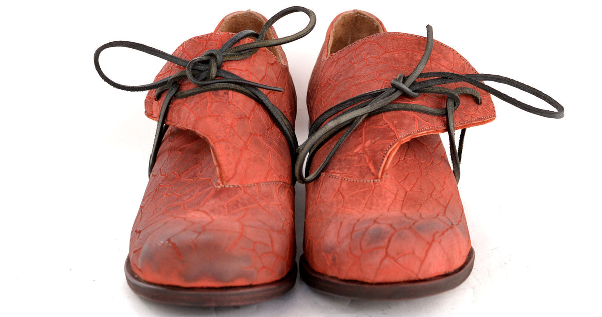 Foldover Shoe – Red Crazed Cordovan | Andrew McDonald – A. McDonald ...