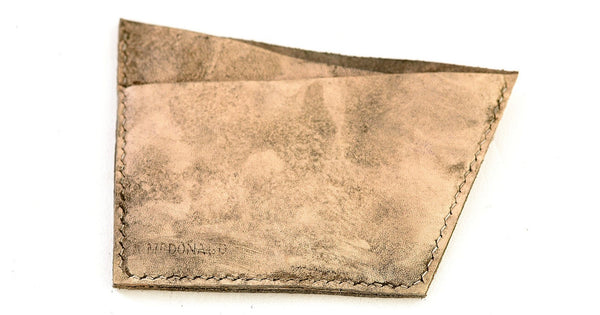 Card Wallet  |  Natural calf - A. McDonald Shoemaker 