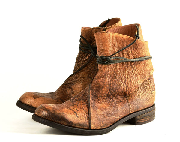 Lace around boot  |  Bison overdye - A. McDonald Shoemaker 