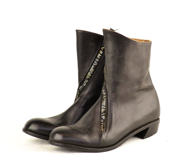 Spiral Zip boot  |  Cordovan overdye - A. McDonald Shoemaker 