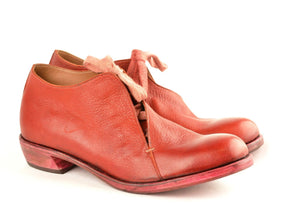 half boot blind lace  |  scarlet horse - A. McDonald Shoemaker 